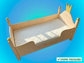 Dětská postele / postýlka LOTTA od Zwergenmöbel DE 150x76x71 - 4