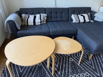 Sada stolků Ikea, sada 2 ks, bříza dýha - 4