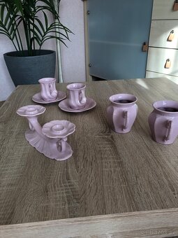 servis růžový porcelán - 4