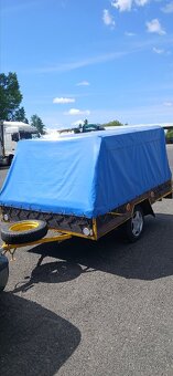 Prodám přívěsný vozík za auto s plachtou - 4