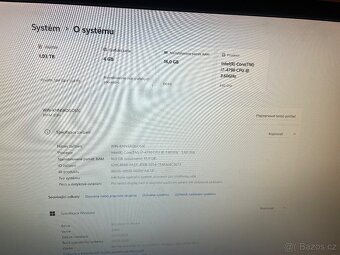 Prodám herní počítač Intel i7 4790 16gb ram grafika 4g - 4