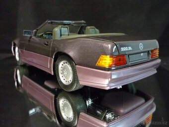 Mercedes Benz 500 SL fialový Maisto 1/18 - 4