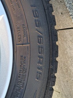 195/65/15 Zimní alu kola 5x112 Pneu Goodyear - 4