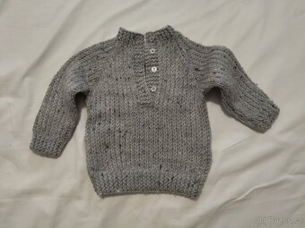 Ručně pletené svetříky vel.98/104 - 4