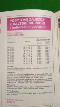 Retro-katalogy cestovek Čedok- Rekrea-atp. - 4