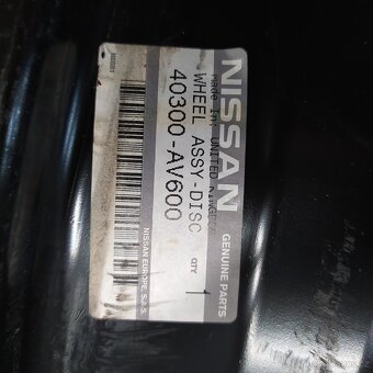 Plechové disky 16" 5x114,3 Nissan / Renault - 4