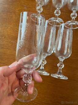Broušené skleničky 6 kusů - 4