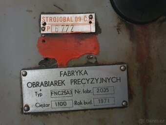 Rovinná fréza AVIA FNCk - 4