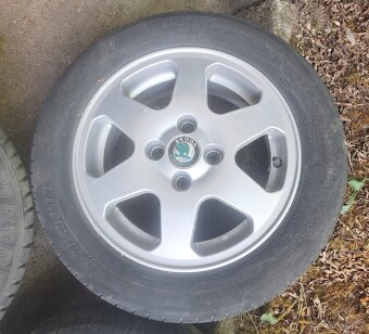ALU kola 14" Škoda včetně rezervy 4x100 - 4