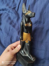 Sošky Horus,ESET, bastet ,sarkofág Egypt tyrkys - 4