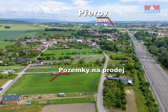 Prodej pozemku k bydlení, 7411 m², Přerov - Dluhonice - 4
