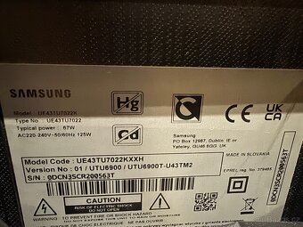 Samsung UE43TU7022 – 43” (109 cm) 4K UHD Smart TV - 4
