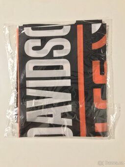 Vlajka Harley Davidson černá - 4