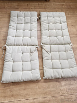 2 ks venkovní sedák HALLÖ Ikea na křesla - 4