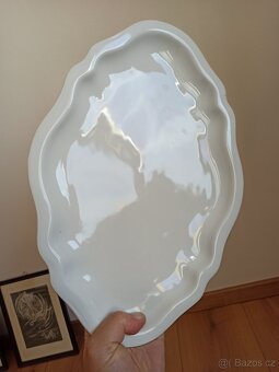 Porcelánový retro tác na cukroví - 4