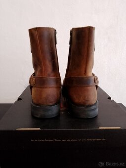 Harley Davidson, pánské kovbojské/motorkářské boty, vel. 45 - 4