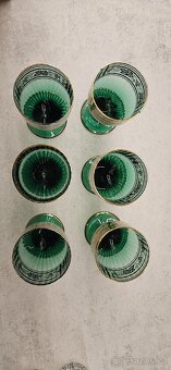 Zelené sklenicky na vino - 4