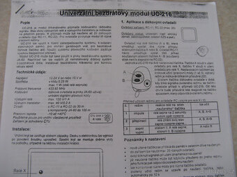 univerzální modul UC-216 - 4