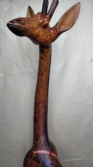 Žirafa dřevěná 155 cm - 4