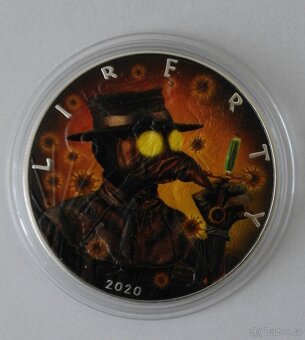 Stříbrné mince American Eagle 1 oz více druhů - 4