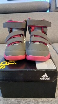 Dětské boty adidas kotníčkové, suchý zip, vel.26 EUR - NOVÉ - 4