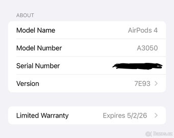 Apple airpods 4 zaruka - 4