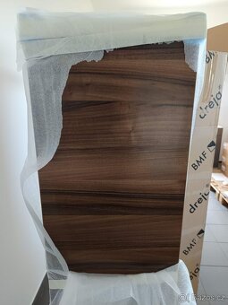 Koupelnová vysoká skříň Dřevojas Oskar ořech SVZ 35 - 4