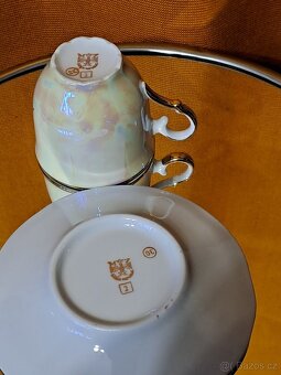 Přátelská porcelánová souprava, značeno MZ Stará Role - 4