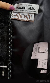 Norkovy černý kožich /norek / sobol Řecko .BLACKGLAMA - 4