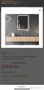 Zrcadlo s osvětlením - 4