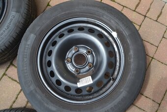 Kola Škoda Octavia II, VW 5x112 + letní pneu 195/65R15 Cont. - 4
