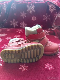 Holčičí zimní boty PEGRES vel. 23 stélka 145mm - 4