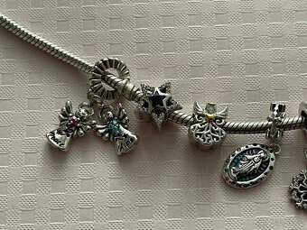 Vánoční korálky II na náramek Pandora - 4