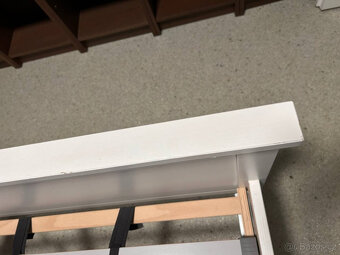 IKEA HEMNES 200x180 bílá vč. roštů - 4