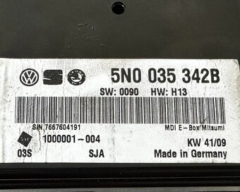 Řídící jednotka multimédia 5N0035342B Škoda Octavia 2 FL 10 - 4