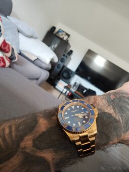 Seiko submariner mod gold - 4