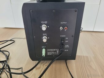 Genius repro SW-2.1 850 (2.1, 2x 3W + 14W, černá) - 4