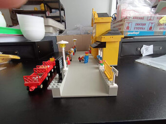 LEGO Train 9V 4554 Metro Station +návod +box - 4