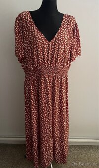 Dámské letní šaty červeno-bílé vel.XXL/52-54 - 4