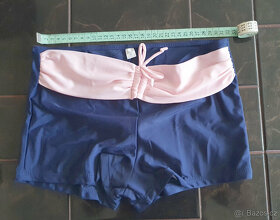 Prodám Dámské dvoudíl. kraťáskové plavky pink blue tankini,M - 4