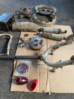 Cz 175 Rikša prodej +díly přední náprava - 4