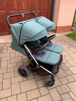 Sourozenecký kočárek EasyGo Duo Echo Sage Green - 4