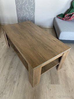 Konferenční stolek Vedde 60x110, divoký dub (JYSK) - 4