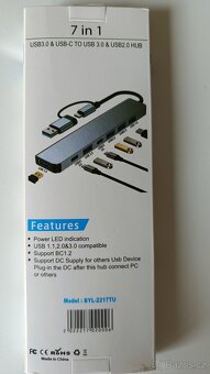 USB Hub (dokovací stanice) 7v1 - 4