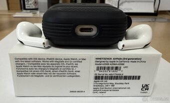 Airpods 3 s MagSafe - stav 100%, prakticky nepoužívané. - 4