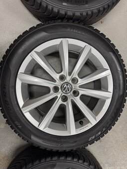 VW Polo – prodám originální alu disky + zimní pneu - 4