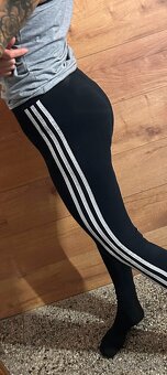 krásné ADIDAS BAVLNĚNÉ LEGÍNY SLIM S(S-M) - 4