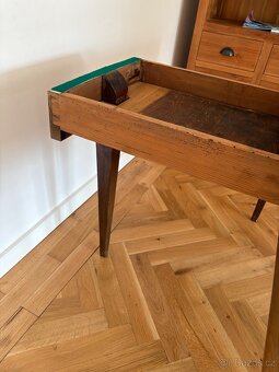 Demi-lune rozkládací stůl Francie - 4