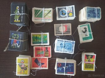 Prodám nepoužité zápalkové nálepky - 4