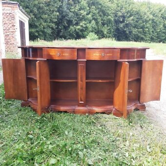 Komoda - pravé dřevo - délka 173 cm, REZERVACE - 4